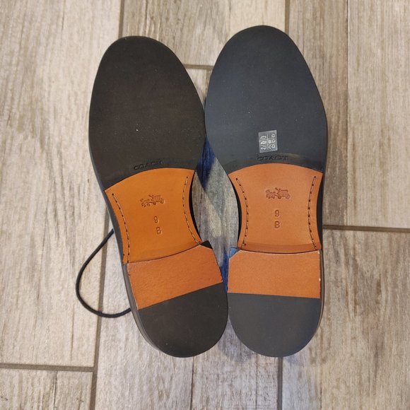 COACH women's oxford leather shoes size: 9 (B) - Picture 4 of 12
